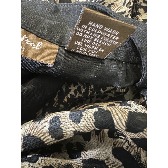 Speed Control NY Animal Print Beaded Sequin Neck Sleeveless Dress Plus Size 1X - Picture 8 of 13